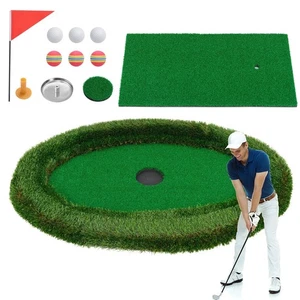 Green Floating Oval Chipping Golf for Pool SP38336 - Picture 1 of 2