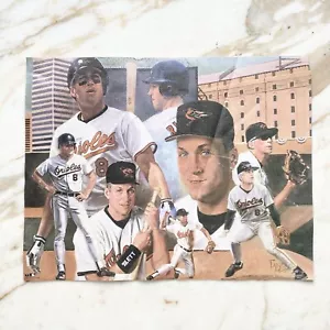 1995 Cal Ripken Jr CANVAS Print Art Poster Major League Baseball MLB by Tano - Picture 1 of 2