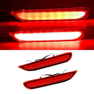 Lámpara de parachoques trasero LED luz de freno luz de funcionamiento apta para Nissan X-Trail 2014-2016 Foto 1 de 4