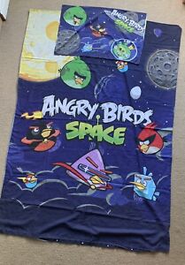 Angry Birds Space Single Bed Duvet Cover / Pillowcase - 2-Sided