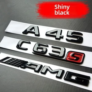 Well-Crafted Robust Modified Letter Number Sticker for Mercedes-Benz Rear Emblem - Picture 1 of 11