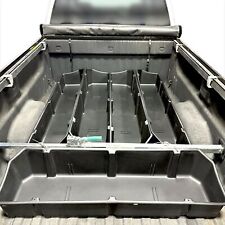Fits Full Size Trucks 5 Tub Bed Organizer Storage Container Black Universal