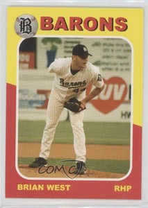 2003 Grandstand Birmingham Barons Brian West #44