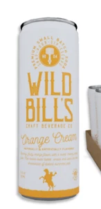 Wild Bill's, Orange Cream - 2 Cans - 12oz - FREE SHIPPING - Picture 1 of 1