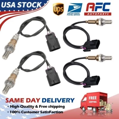 4X Up+Downstream Oxygen Sensor For Hyundai Sonata 3.3L Kia Sedona 3.8L 2006-2010 Foto 1 de 4