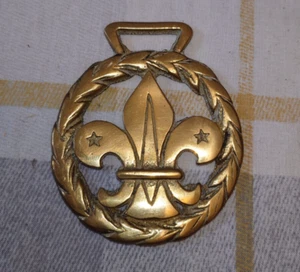 Fleur de Lis Pferd Messing - Bild 1 von 4