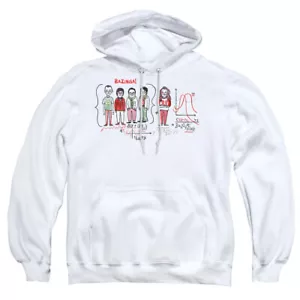 The Big Bang Theory "Bazinga Equation" Pullover Hoodie, Sweatshirt, Long Sleeve - Picture 1 of 9