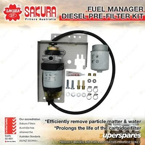 Sakura Fuel Manager Diesel Pre-Filter Separator Kit for Toyota Hilux KUN16 KUN26 - Picture 1 of 3