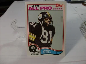 1982 Topps Football   #217 - Donnie Shell AP - Pittsburgh Steelers  82-063 - Picture 1 of 2