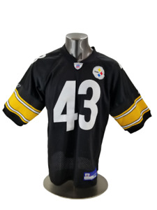 Reebok Pittsburg Steelers  Mens Troy Polamalu Stitched  Vintage NFJersey Size 50
