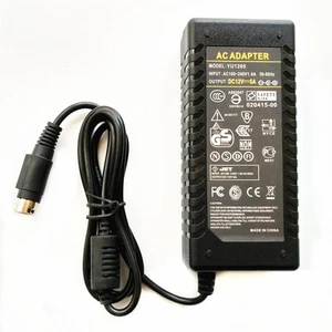 Adaptador de fuente de alimentación de CA/DC 12V 5A cable para DMTECH LQ20XT LM20XT LCD TV - Imagen 1 de 5