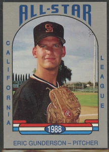 1988 California League All-Stars #5 Eric Gunderson San Jose Giants - Picture 1 of 2