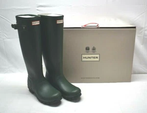 Hunter Original hohe jägergrüne Damen-Regenstiefel, Größe 7 - Bild 1 von 4