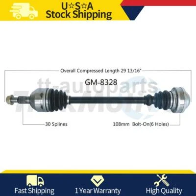 Junta de eje trasero derecho CV para Cadillac CTS 2014 2013 2012 2011 2010 2009 2008 Foto 1 de 2