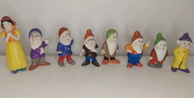 Vintage Disney Snow White and the Seven Dwarfs Figurines - Image 1 of 4