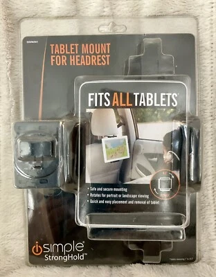 ISIMPLE STRONGHOLD UNIVERSAL HEADREST MOUNTING SYSTEM FOR TABLETS - Image 1 of 4