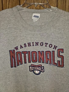 Vintage 2005 Washington Nationals First Season 2xl Xxl Mens Gray Graphic Tshirt - Picture 1 of 13