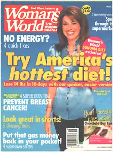 WOMANS WORLD Magazine May 9 2006 Americas Hottest Sonoma Diet Prevent Cancer - Picture 1 of 1