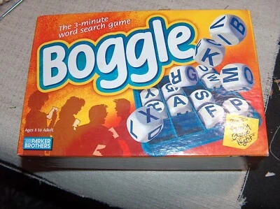 Parker Brothers BOGGLE Game For 2+ Players Ages 8~Adult -  TAPE ON BOX - Image 1 of 4