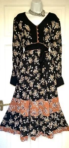 MONSOON FLORAL PRINT WEDDING OCCASION PARTY DRESS SIZE 20 - Picture 1 of 6