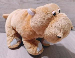 GANZ 2009 Classic Webkinz Retired Tan MUD HIPPO Plush Stuffed Animal HM384 - Picture 1 of 7