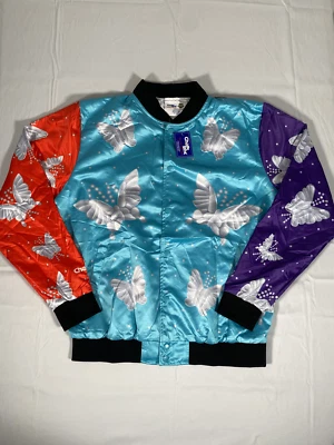 Chaqueta Rick Flair Nature Boy What The Satin Chalk Line Grande 2018 WWE NUEVA CON ETIQUETAS A018 Foto 1 de 4