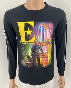 Small Black LS Elton John TShirt Farewell Yellow Brick Road 2020 World Tour Tee - Bild 1 von 12