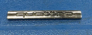 AUDI TT 8J MK2 REAR TAILGATE BOOTLID CHROME BADGE EMBLEM QUATTRO 4B0853737D - Picture 1 of 3