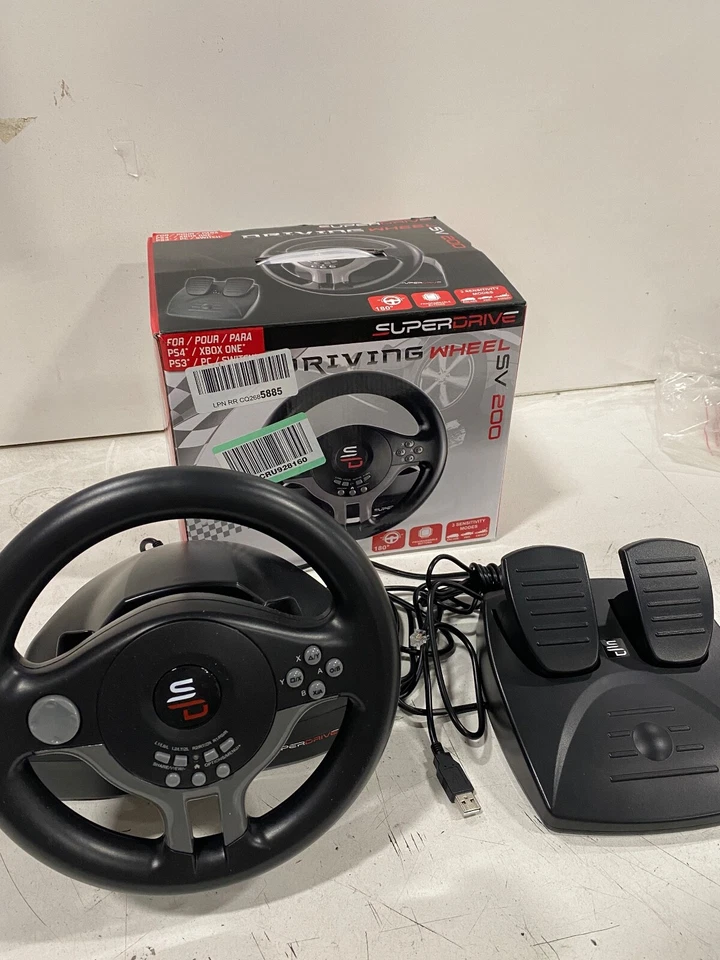 Subsonic (SA5578) SV200 Steering Wheel & Pedal Set - Image 1 of 1