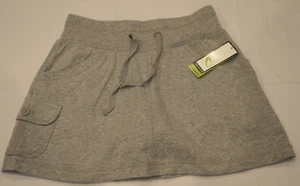 Tek Gear Woman's XS Heather Gray Stretch Knit Skort W Pockets & Cargo Pocket NWT - Picture 1 of 8