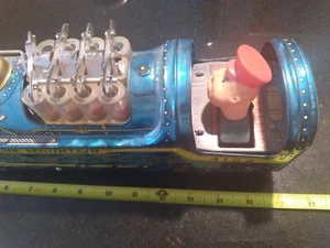 Vintage Piston Blue Mountain Train Tin Locomotive for Restoration free shipping - Picture 1 of 16