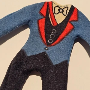 Mego 8" Dracula Suit Outfit Clothing Mad Monsters Vintage 1970's Original - Picture 1 of 11