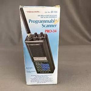 Realistic Pro 34 Scanner Not Working Parts Only - Picture 1 of 14