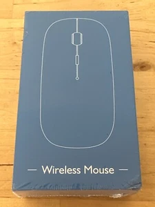 Picktech Q5 Slim Rechargeable Wireless Mouse 2.4G New White - Picture 1 of 3