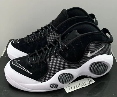 DS Nike Air Zoom Flight 95 sz13 Black/Silver foamposite uptempo max DM0523 001 - Image 1 of 4