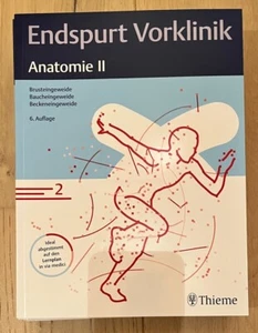 Endspurt Vorklinik: Anatomie II Taschenbuch Endspurt Vorklinik Broschiert (KB) - Bild 1 von 2