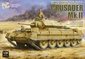 Border 1/35 BT015 British Cruiser Tank Crusader & German Pzkpfw.MK V 746(e) - Picture 1 of 1