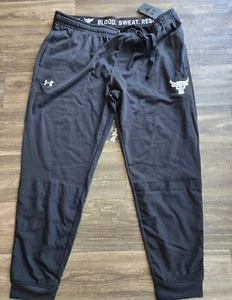 NWT Under Armour Project Rock Terry Jogger Pants Mens Size 3XL Loose Fit 1355634 - Picture 1 of 8