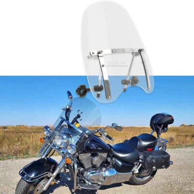 Parabrisas transparente de motocicleta para manillares de 7/8"" y 1" para Suzuki Intruder VL 1500 Foto 1 de 4