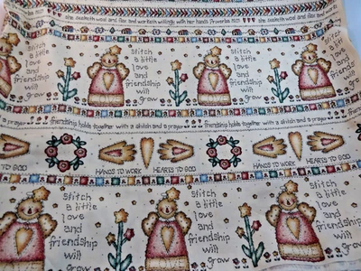 VTG ‘97 Peace Creek Collection Primitive Country Angels Spectrix 45" X 1 2/3 yds - Image 1 of 4