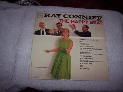 LP--RAY CONNIFF AND HIS ORCHESTRA--THE HAPPY BEAT   **NM VINYL**   #101 - Image 1 of 4