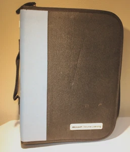 MICROSOFT Volume Licensing Canvas Storage Binder 12.5” x 9” x 3” - with 43 Disks - Picture 1 of 21