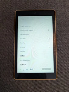 Amazon Fire HD 8 Tablet 32 GB Wi-Fi Alexa Canary Yellow 8th Generation - Picture 1 of 6