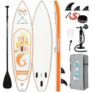 SUP Inflatable Stand Up Paddle Board 10'6×33"×6" Ultra-Light Inflatable Paddl... - Picture 1 of 7