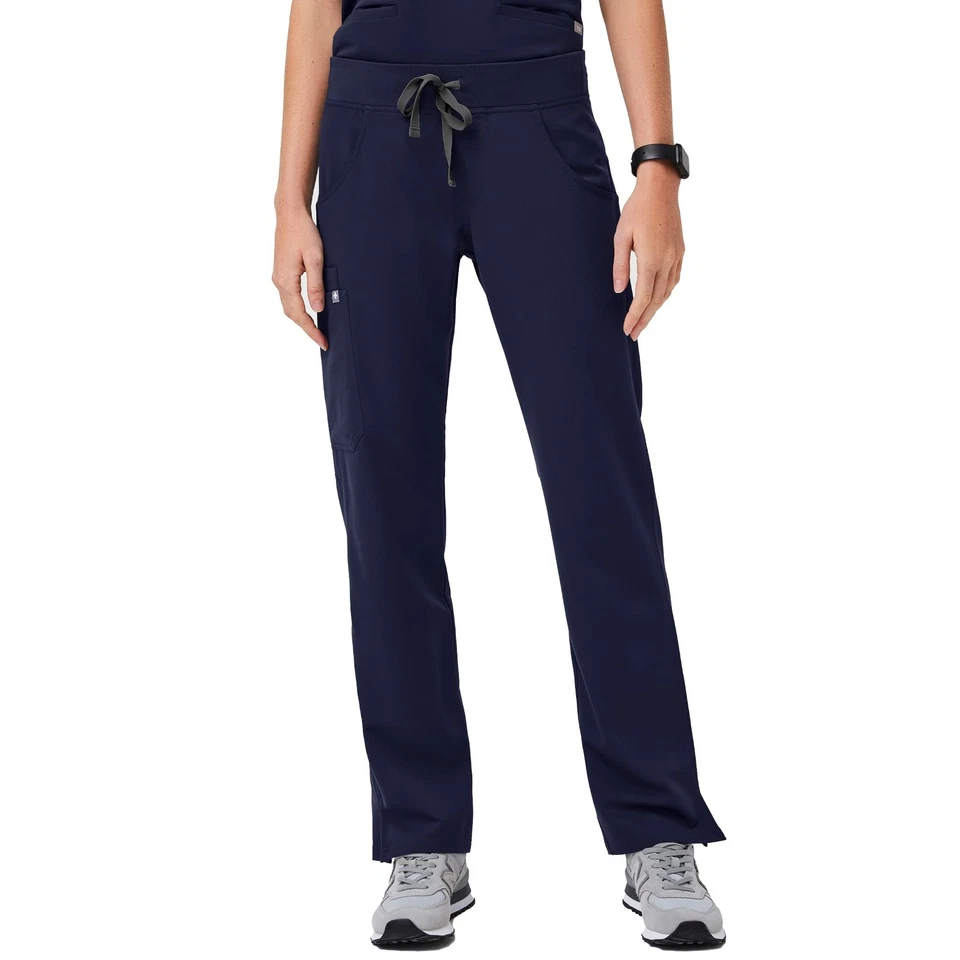 FIGS Kade Cargo Scrub Pants for Women - Navy M