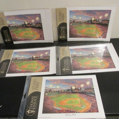 5 Units THOMAS KINKADE Studio Print. Fenway Park. Boston Red Sox. NEW. 11" by 9" - Image 1 of 3