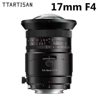 TTArtisan 17mm F4 Tilt-Shift Full Frame Manual Focus Prime Lens For Fujifilm GFX - Image 1 of 4