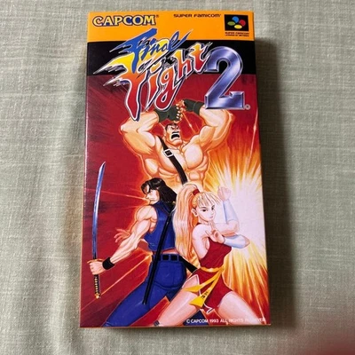 Capcom Final Fight 2 Video Game for Super Famicom Japan Cart Authentic - Image 1 of 4