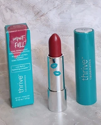 ¡Nuevo! Lápiz labial suavizante semipermanente completo Thrive Causemetics Impact MAYA  Foto 1 de 4