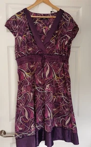 Stunning George Dress With Beautiful Details,new With Tags Size 16 Side Zip - Picture 1 of 5